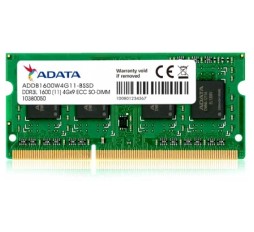 Slika proizvoda: ADATA RAM 4GB 1600MHz DDR3L SODIMM Premier Series