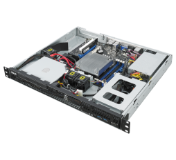 Slika proizvoda: Asus Server RS100-E10-PI2 1U RACK, Socket LGA1151 (Intel® Core™ i3/PENT processors or Xeon® W-1200/2200), RAM up to 128GB (4 DIMM, non ECC an ECC), 1x PCIe x16, 2x M.2 slot, 2x 3.5" drive bay, 4x Gbit LAN, VGA, External Serial Port, 4x USB, Support for Windows Server / Linux