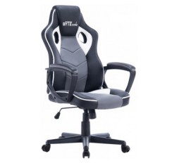 Bytezone Gaming stolica Racer, materijal poliamidna vlakna i PU Leather,  multifunkcijski mehanizam za ugodno sjedenje, čvrsta baza za stabilnost, black-grey-red, maksimalno opterećenje 130kg 