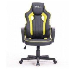 Slika proizvoda: Bytezone Gaming stolica TACTIC, materijal poliamidna vlakna i PU Leather, multifunkcijski mehanizam za ugodno sjedenje, čvrsta baza za stabilnost, boja Black/yellow, maksimalno opterećenje 130kg, dimenzije 68.5x73x113-123cm