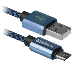 Slika proizvoda: Defender Technology Kabal USB08-03T PRO USB USB 2.0 (AM) - microUSB 2.0 (BM) 1 m Gold