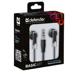 Slika proizvoda: Defender Technology Slušalice Basic 617, In-ear headphones, black