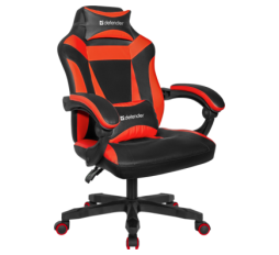 Slika proizvoda: Defender Technology Stolica Master, Gaming chair, Red/black,PU,50mm