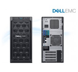Slika proizvoda: Dell Server PowerEdge T140, Xeon E-2224, 16GB, 1TB, H330, DVDRW, 4x 3.5" cabled, 2x Gbit LAN, 365W, NO OS