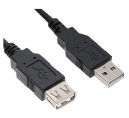 Slika proizvoda: E-GREEN Kabl 2.0 USB A-USB A M/F (nastavak) 1.8m, Crni