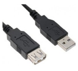 Slika proizvoda: E-GREEN Kabl 2.0 USB A - USB A M/F (nastavak) 10m crni (sa pojačivačem)