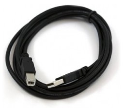 Slika proizvoda: E-GREEN  Kabl 2.0 USB A - USB B M/M 1.8m crni (full bakar) Premium 