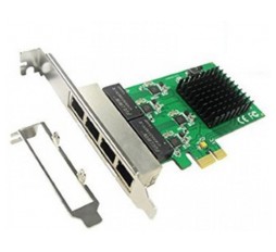 Slika proizvoda: E-GREEN  PCI-Express kontroler 4-port Gigabit Ethernet 