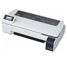 Slika proizvoda: Epson Sublimacioni štampač SURECOLOR SC-F500 24", 2400x1200dpi, Touch display, LAN Network + Wireless.  SC-F500 je namijenjen promoterskim agencijama, fotografskim radnjama, proizvođačima odeće i kopirnicama da prošire ponudu za korisnike pomoću fleksibilnog, veoma kvalitetnog štampanja. Automatska promjena medija: Lako prebacivanje sa listova na rolne i obratno. Boje: Black, Cyan, Yellow, Magenta po 140ml, mediji transfer papir)