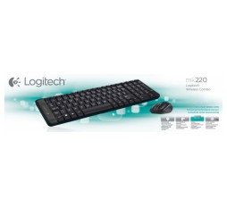 Slika proizvoda: Logitech Bežični set MK220 tastatura+miš Black, US