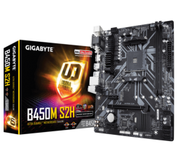 Slika proizvoda: Gigabyte MB AMD AM4 B450M S2H M-ATX, 2xD4 3200 4xSATA3 USB3.0