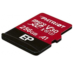 Slika proizvoda: Patriot MEMORY CARD 256GB MicroSDXC V30 U3 EP SERIES, 4K recording