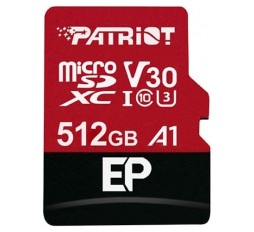 Slika proizvoda: Patriot MEMORY CARD 512GB MicroSDXC V30 U3 EP SERIES