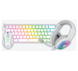 Slika proizvoda: Redragon 3 in 1 Combo S129W keyboard, mouse and headphones