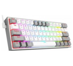 Slika proizvoda: Redragon Tastatura Fizz Pro White/Grey K616 RGB Wireless/Wired Mechanical Gaming Keyboard