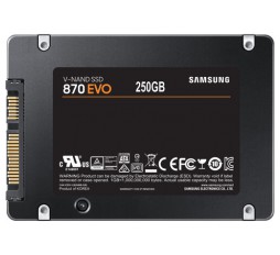 Slika proizvoda: Samsung SSD 250GB 870 EVO Series SATA 6Gb/s Up to 560MB/s Read i Up to 530MB/s 
