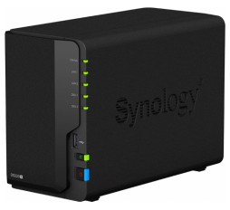 Slika proizvoda: Synology NAS DiskStation DS220+, Tower, 2-bays 3.5'' SATA HDD/SSD, CPU 2-core 2.0 GHz; 2GB DDR4 non-ECC; RJ-45 1GbE LAN Port; 2x USB 3.0; 1.3 kg; 2yr warranty