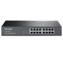 Slika proizvoda: TP-Link Switch TL-SF1016DS 16-Port 10/100Mbps Desktop/rackmount (metal case)